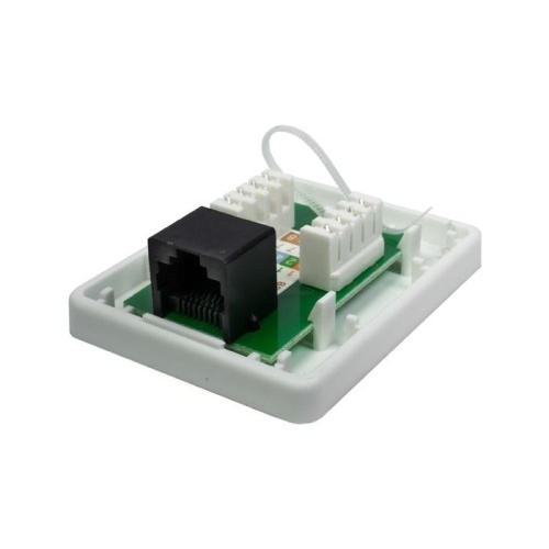 Розетка компьютерная 8P8C (RJ-45) UTP Cat5e 1 порт (DIY упак.) | код 10-0307-1 | SUPRLAN фото 3