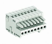 425107 Розетка каб. MCS шаг 2.5мм, 7 конт., бел., шт | код 425107 | SUPU