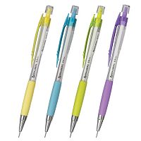 Карандаш механический BRAUBERG Elegant, корпус ассорти, резиновый держатель, 0,5 мм, 181417 | код 181417 | BRAUBERG