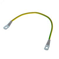 Проводник заземляющий универсальный М6 L=200 мм (медный провод с наконечниками) | код LO16401 | КМ-Профиль