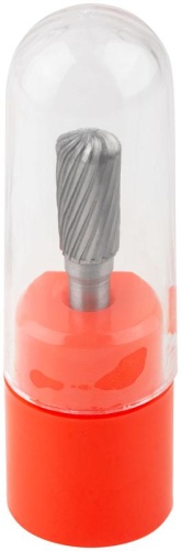 Шарошка карбидная профи штифт 6мм цилиндрическая с закруглением FIT 36592 фото 5