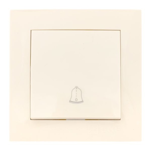 Валенсия кнопка звонка 10А кремовая | код EWV10-026-20 | EKF фото 2