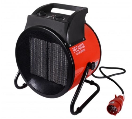 Пушка тепловая электрическая ТЭПК-5000К керамич. нагревательный элемент кругл. | код 67/1/33 | Ресанта фото 2 Пушка тепловая электрическая ТЭПК-5000К керамич. нагревательный элемент кругл. | код 67/1/33 | Ресанта фото 2