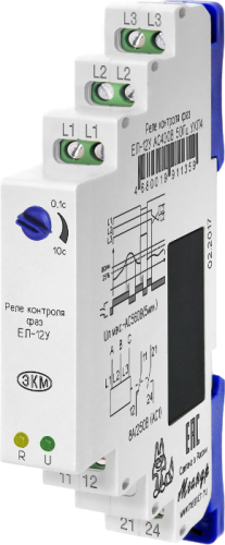 Реле контроля напряжения ЕЛ-12У AC400В УХЛ4 | код 4680019911359 | МЕАНДР