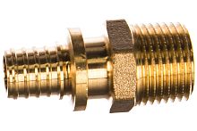 Переход НР 16х1/2' латунь | код FtransOut16-1/2brass | РОСТерм