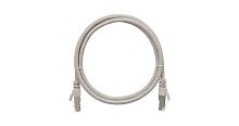 Шнур S/FTP 4 пары Кат.6 2хRJ45/8P8C T568B 7х0165мм LSZH серый 1м | код NMC-PC4SE55B-010-C-GY | NIKOMAX