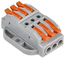 Клемма строительно-монтажная СМК 222-4133P (уп.4шт) | код UKZ20-4133P-004 | IEK