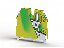 341 050, Клеммник на DIN-рейку (MR32/ MR35), 35 мм.кв., (земля), AVK 35T RD/NM Серия V0 | код 0.0.0.3.41050 | KLEMSAN