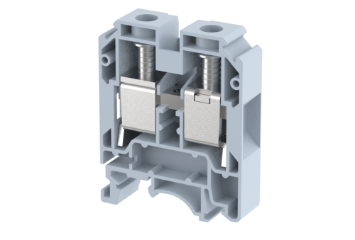 Клемма проходная винтовая 25 мм2, на 2 подключения, серая KUT25(G) | код 1107010000 | Elmex Клемма проходная винтовая 25 мм2, на 2 подключения, серая KUT25(G) | код 1107010000 | Elmex