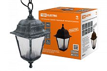 Светильник садово-парковый НСУ 04-60-001 четырехгр., подвес, пластик, расс.пластик, серебро TDM | код SQ0330-0796 | TDM