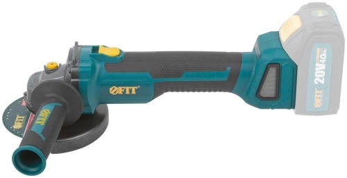 Шлифмашина угловая аккумуляторная 20 В, 3500/8500 об/мин, КлК 125 мм, 1,7 кг, 2 частоты вращения, бесщеточный, коробка | код 79914 | FIT фото 8