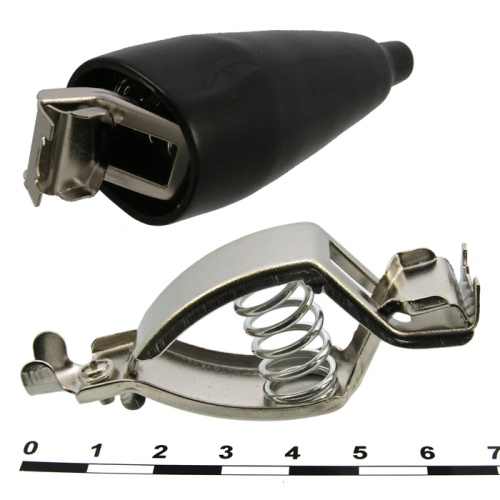 Зажим-крокодил RUICHI 8-0049 black | код 70339 | Ruichi Зажим-крокодил RUICHI 8-0049 black | код 70339 | Ruichi