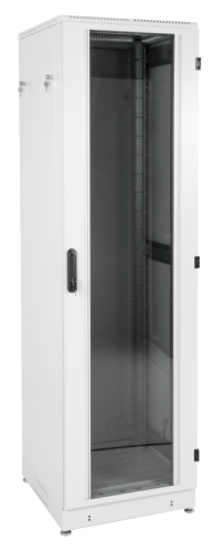 Шкаф телекоммуникационный напольный 42U (600 ? 800) дверь стекло | код ШТК-М-42.6.8-1ААА | ЦМО