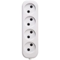 Колодка 4 гнезда без заземления | код 11-8715 | REXANT