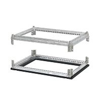 Рамы крыши и дна для шкафов CQE N оцинкованные черные RAL9005 ШхГ 1000x400 мм | код R5NGTB104B | DKC