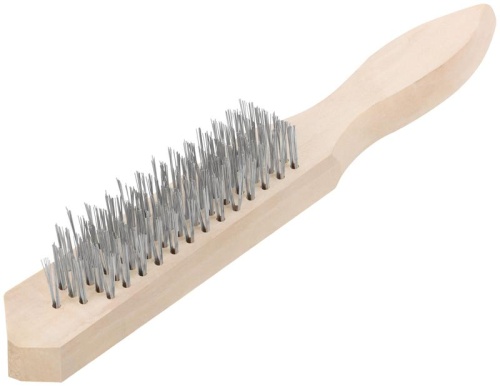 Корщетка ручная, деревянная рукоятка 280 мм, 5-ти рядная | код 38417М | FIT