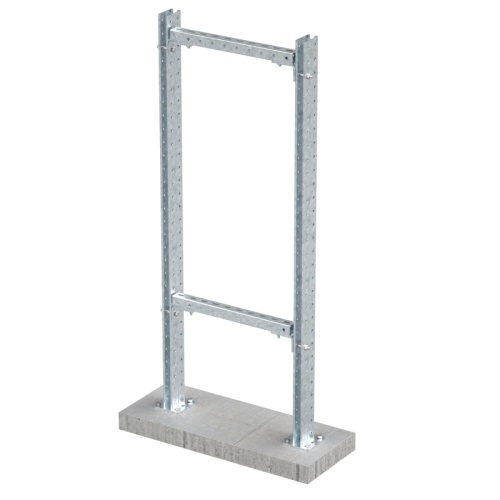 Рама монтажная, горячеоцинкованная , высота 1000 мм, ширина 500мм | код EX-FR1005 | DKC Рама монтажная, горячеоцинкованная , высота 1000 мм, ширина 500мм | код EX-FR1005 | DKC