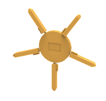 Элемент кодирующий CXPOLN для клемм со штекерным отводом, желтый | код CXPOLN | Connectwell