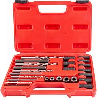 SES25 Набор экстракторов поврежденного крепежа, 25 предметов | код SES25 | Thorvik