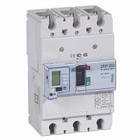 Автоматический выключатель DPX3 250 - эл. расцепитель - с изм. блоком - 50 кА - 400 В~ - 3П - 160 А | код. 420467 | Legrand 