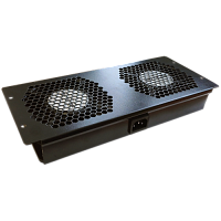 Блок 2-х вентиляторов с подшипниками, в крышу шкафа Business Advanced, наборный, без шнура питания | код TWT-CBA-FANB2 | TWT