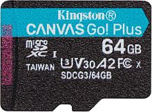 Флеш карта microSDXC 64GB Kingston SDCG3/64GBSP Canvas Go! Plus w/o adapter | код 1397042 | Kingston