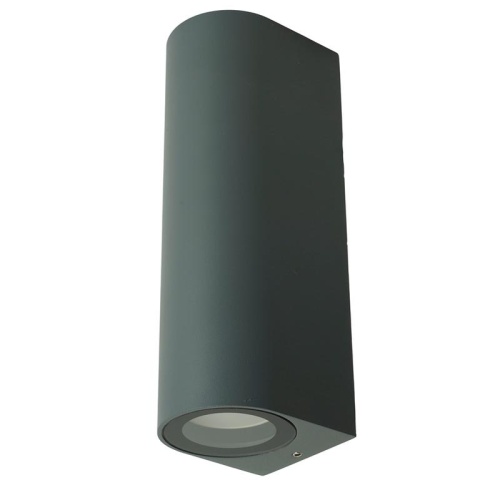 Светильник ДБУ 2xGU10 MR11 без лампы IP54 серый | код 51312 | Feron