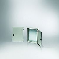 Коробка распределительная стальная 300х200х80 (ВхШхГ) с дверью, RAL7035, IP55 | код SDP2308 | ETA