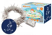 Гирлянда светодиодная СГ50Б5, белая, 5м, 8 режимов, 250 В, TDM | код SQ0361-0038 | TDM