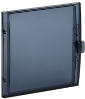 TEKFOR Дверца для корп. пласт. КМПн-24 IP65 черн. пр. IEK | код TF-KP72D-DV-24-K02 | IEK
