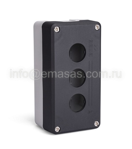 P3BOS Корпус пост 3-кнопочный черно-серый | код P3BOS| EMAS P3BOS Корпус пост 3-кнопочный черно-серый | код P3BOS| EMAS