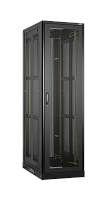 Шкаф серверный 19, 47U, перфорированные дверь и стенки, Ш600хВ2323хГ1000мм, в разобранном виде, черный | код TFE-476010-PPPP-BK | TLK