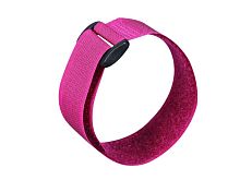 Хомуты-липучки с пластиковой пряжкой 25?450 красная HLT | код 084-07-374 | HLT