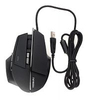 Мышь игровая Гарнизон GM-740G, Альтаир , USB, чип Х3, черн., софт тач, 3200 DPI, 7 кн.+колесо-кнопка, кабель 1.5 м | код GM-740G | Гарнизон