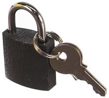 Замок навесной с цилиндровым механизмом секрета, СТАНДАРТ HG-325 серый | код 11521 | ПТК