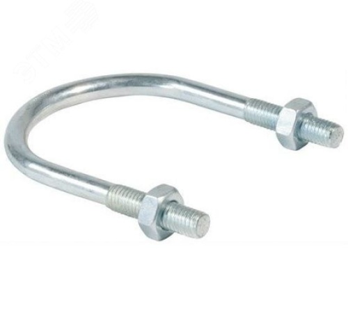 Хомут U-образный 3' М10 80-90 оцинкованная сталь ГОСТ 24137-80 без гаек | код VENT3М10UCH51 | Мир хомутов Хомут U-образный 3' М10 80-90 оцинкованная сталь ГОСТ 24137-80 без гаек | код VENT3М10UCH51 | Мир хомутов