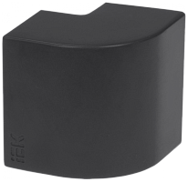 ELECOR Угол внешний КМН 100х60 черный IEK | код EL-KK10D-N-100-060-K02 | IEK