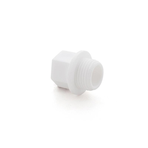 Заглушка резьбовая PPR 1/2дюйм PN25 бел. | код 10555 | RTP