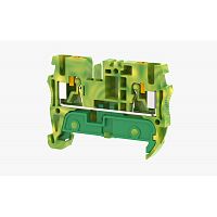 Клемма заземления PUSH-IN 2,5 мм2, на 2 подключения PGQ2.5 | код 3102070000 | Elmex