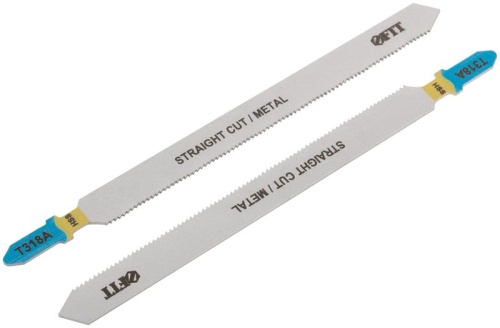 Полотно пометаллу HSS фрезерованные волнистые зубья 132/106/1.2мм (T318A) (уп.2шт) FIT 40911 фото 2