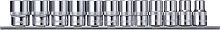 912012 Набор головок торцевых 1/2DR на держателе, 10-24 мм, 12 предметов | код 912012 | Ombra