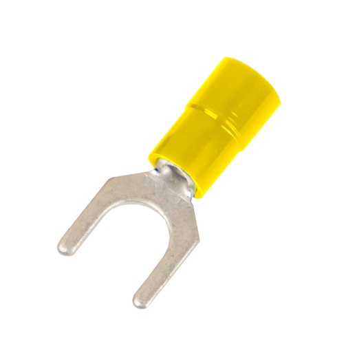 Наконечник вилочный с изолир.фланцем ПА, легкий ввод жилы, 2,5-6 кв.мм М4 (д.4,3 мм) (НВИ) | код 2C14P-EE-PA | DKC Наконечник вилочный с изолир.фланцем ПА, легкий ввод жилы, 2,5-6 кв.мм М4 (д.4,3 мм) (НВИ) | код 2C14P-EE-PA | DKC