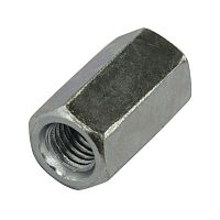 Гайка соединительная оцинкованная М12 (DIN 6334) (100 шт/уп) Промрукав | код PR08.2372 | ПРОМРУКАВ
