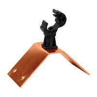 Держатель кровельный на конек с пластиковым фиксатором, Cu EKF PROxima | код lp-42210-cu | EKF