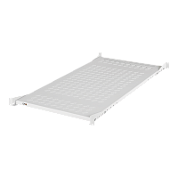 Полка стационарная усиленная TLK, 19, Ш436хГ1060мм, для шкафа и стойки глубиной 1200мм, серая | код TLK-SHFC-1060F-GY | TLK