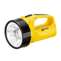 Фонарь прожекторный аккумуляторный PLA 01BY 1LED 140Lm 7ч 2 режима, з/у 230В ЧЕРНО-ЖЁЛТЫЙ IN HOME | код 4690612031798 | IN HOME