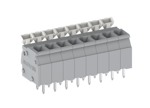 255416 Клемма MCS, с нажимным зажимом,16 конт., шаг 5.0мм, сер., шт | код 255416 | SUPU 255416 Клемма MCS, с нажимным зажимом,16 конт., шаг 5.0мм, сер., шт | код 255416 | SUPU