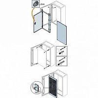 Плата монтажная перфор.для шкафов SR 800х800мм² ВхШ | код. TQ 8080 | ABB