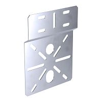 Монтажная пластина для ЭМК Стандарт INOX (AISI 316) 195х150 (35 шт/кор) Промрукав | код PR16.3813 | ПРОМРУКАВ