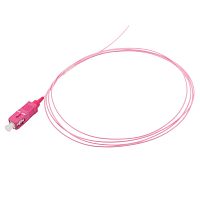 Пигтейл LANMASTER SC/PC, многомодовый OM4, 2.0 м | код LAN-PIG-SC/OM4-2.0 | LANMASTER